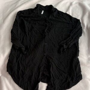 Joe Fresh Women's Black Lightweight Shirt